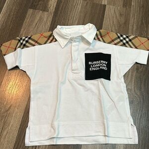 Burberry kids polo shirt